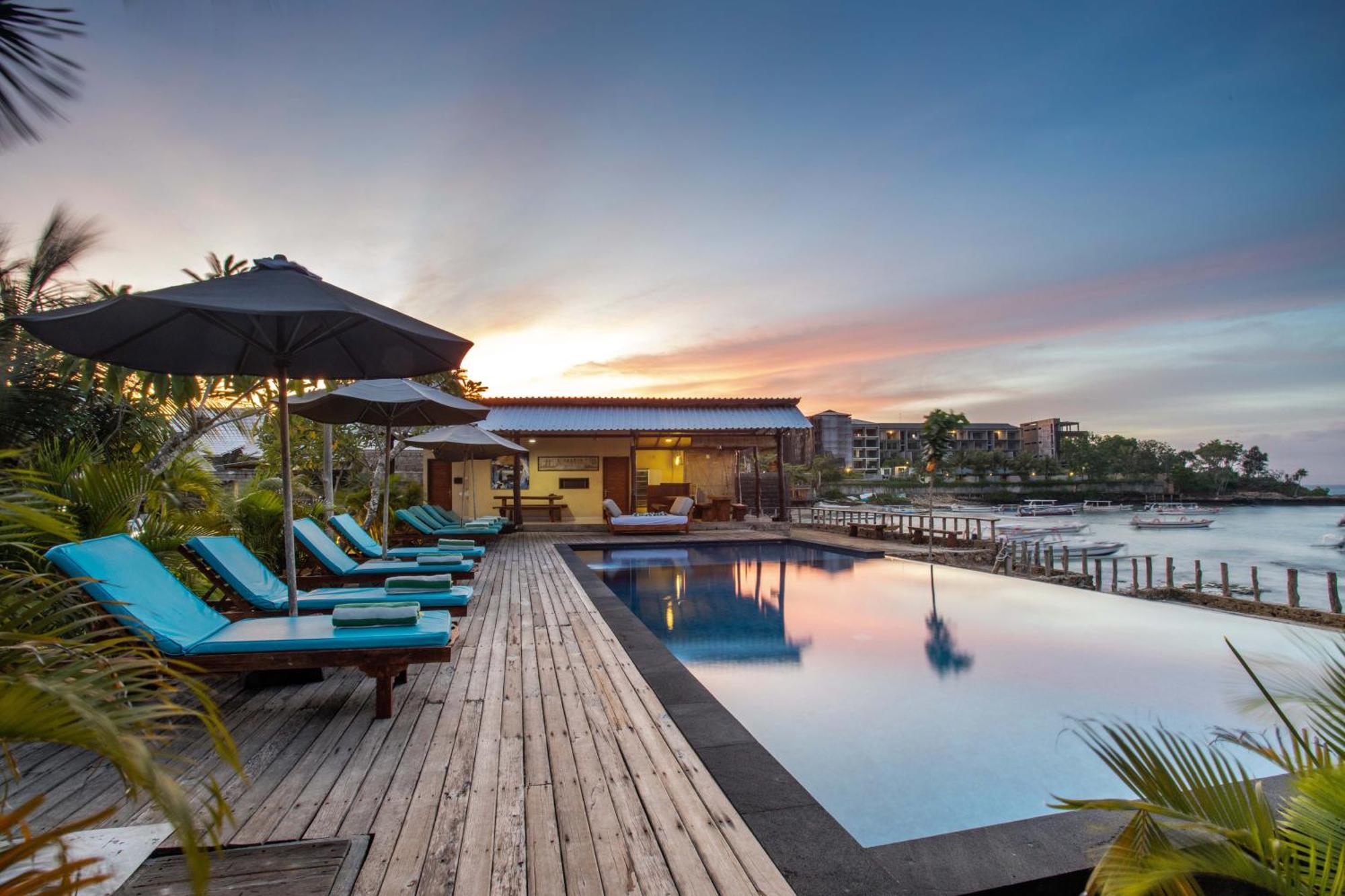 Отель D'Muncuk Huts Lembongan Экстерьер фото